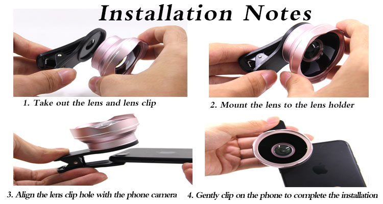37mmW Rose gold high definition wide Angle(图1)